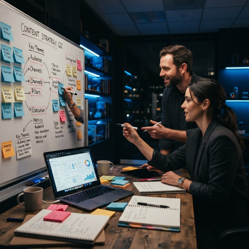 Strategy planning session